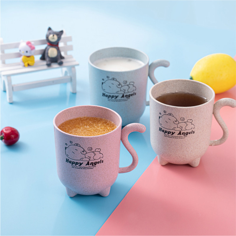 小麦秸秆创意儿童可爱漱口杯防摔喝水洗漱杯卡通学生刷牙杯子多用,家庭/个人清洁工具,洗漱杯,淘宝优惠券,粉丝福利购,淘宝优惠卷