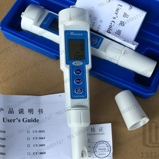CT-3030 3031 便携式 电导率仪 数显 防水 笔式水质测试仪 包邮