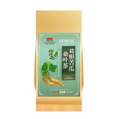 绛甘油三酯血脂的茶胆固醇高喝什么中老年A溶解葛苦瓜茶包