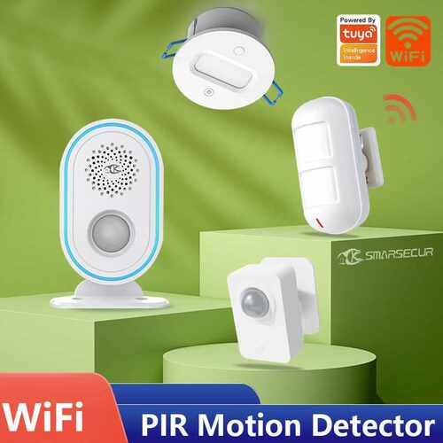 涂鸦智能wifi红外探测器 智能家居zigbee人体传感器PIR红外报警器