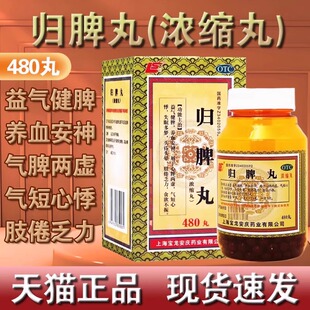 上龙 归脾丸(浓缩丸) 益气健脾养血安神用于气短心悸失眠多梦头晕