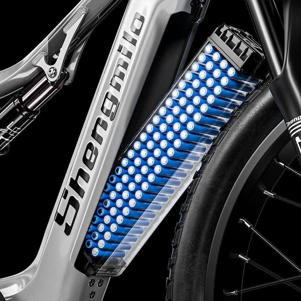 SHENGMILO电动自行车八方电机48V17.5Ah助力款欧美海外仓一件代发