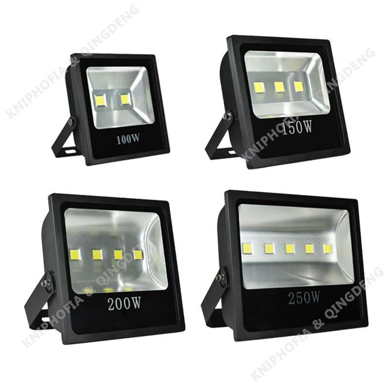 LED正方投光灯户外防水IP66泛光灯集成30W50W100W200W足瓦高亮款