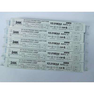 3AAA电子镇流器 YZ-218EAA T8/TC-L 一拖二电子镇流器 2X18 2X15W