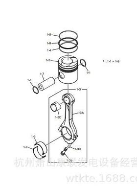 65.90020-0009D连接轨道螺栓DP086TA /LA斗山