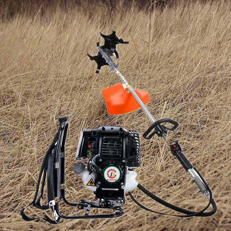 升级款背负侧挂两冲程效率高割草干净除草机多用途汽油田园割灌机