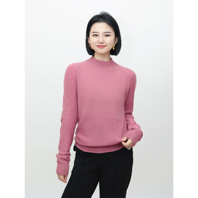 2025春季新款金豆纱羊毛针织衫