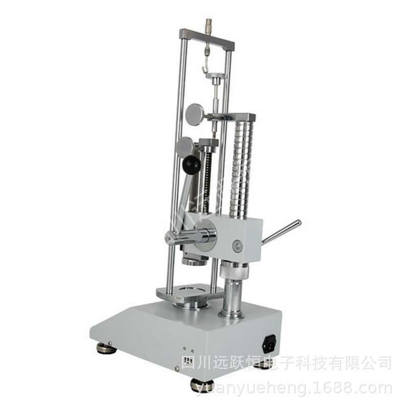 10-100N弹簧小型压力机 手动弹簧压力测试机 弹簧压力机压力计