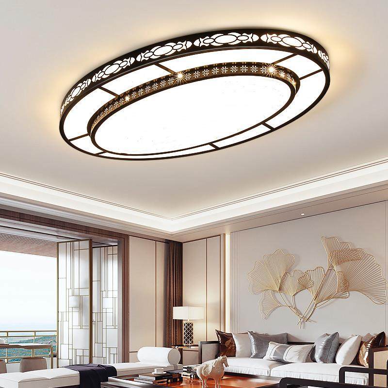 中式led吸顶灯简约现代中国风2023年新款创意椭圆形灯具大尺寸1.5,鲜花速递/花卉仿真/绿植园艺,割草机/草坪机,淘宝优惠券,粉丝福利购,淘宝优惠卷
