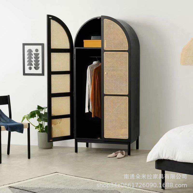 美式原木实木小户型大衣柜藤编衣柜现代简约双门衣橱卧室收纳,鲜花速递/花卉仿真/绿植园艺,割草机/草坪机,淘宝优惠券,粉丝福利购,淘宝优惠卷