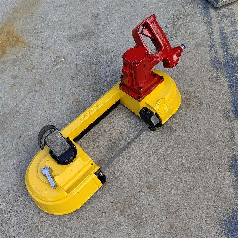 FDJ200矿用风动切割锯 气动锯轨机气动带锯轨道切割机 矿用切断机