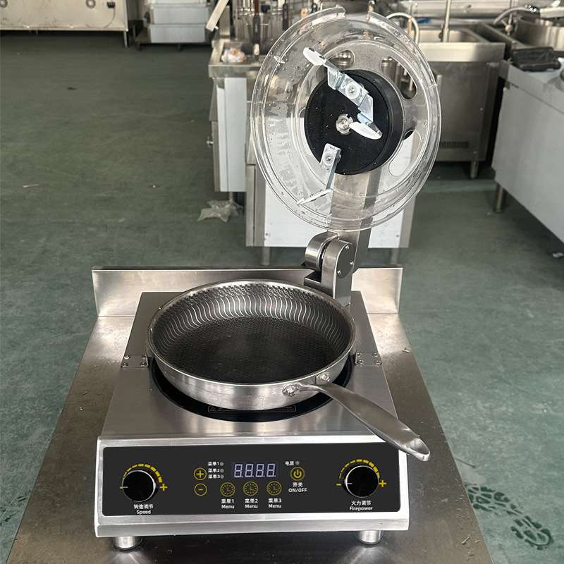 厂家直销 商用自动炒菜机智能多功能光波上搅拌快餐炒饭机
