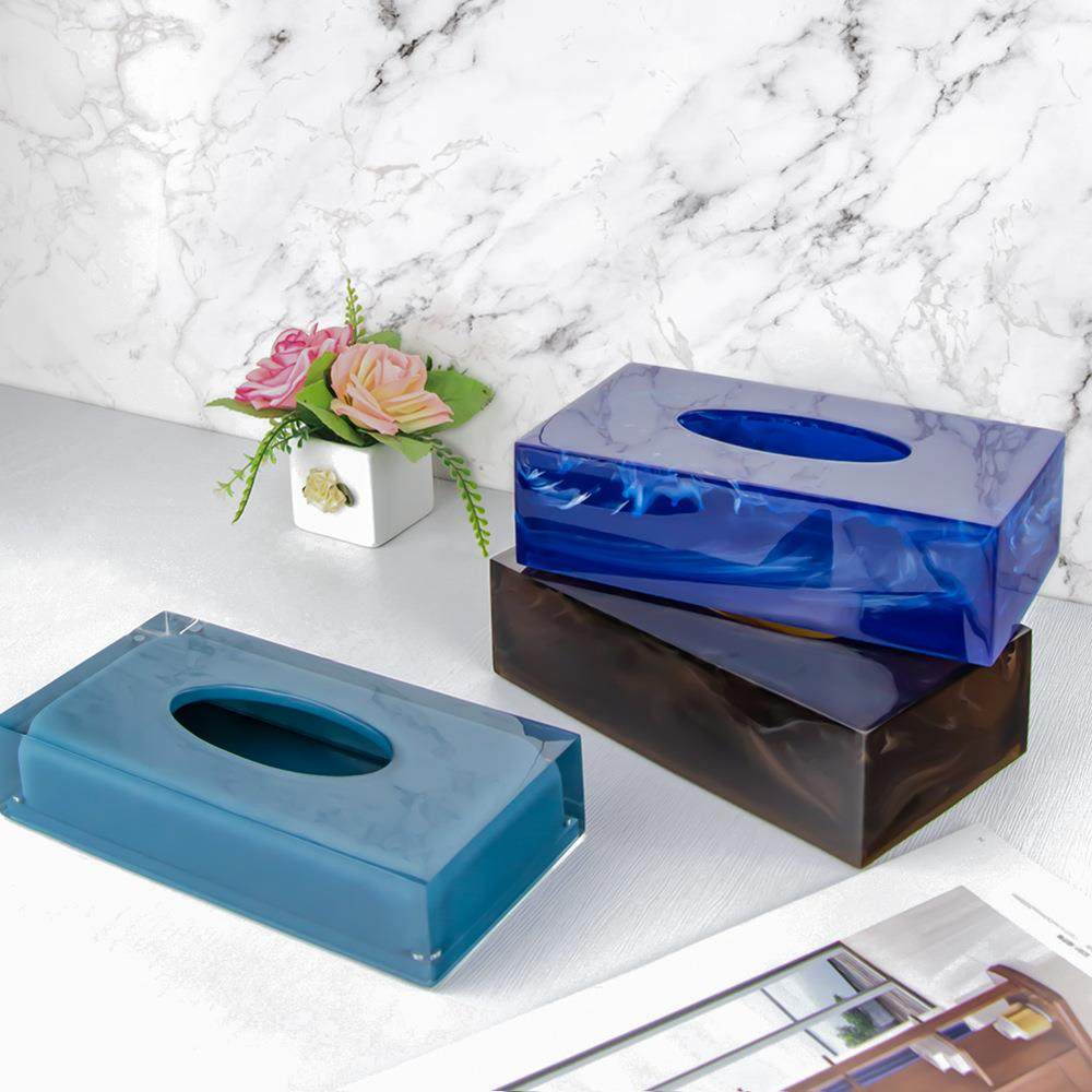 酒店长方形纸巾盒 办公室客厅家用茶几餐桌卧室透明亮光面抽纸盒,3C数码配件,USB灯,淘宝优惠券,粉丝福利购,淘宝优惠卷