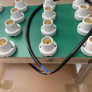 钨丝灯泡老化板负载灯座长时间耐高温大功率大瓦数老化台陶瓷灯座