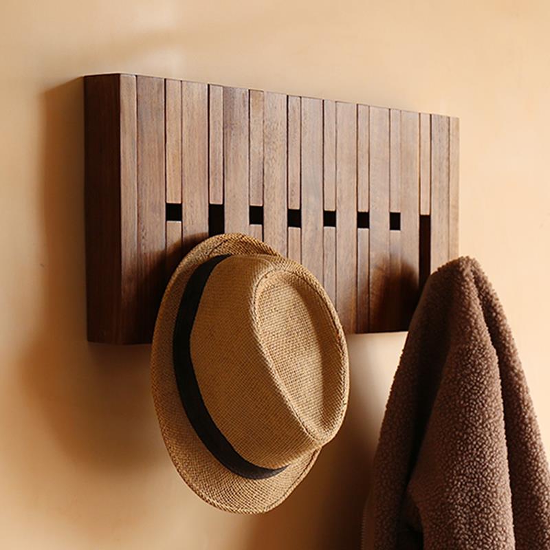 电表箱装饰画黑胡电表箱盒遮挡配电闸遮丑实木琴键挂衣钩