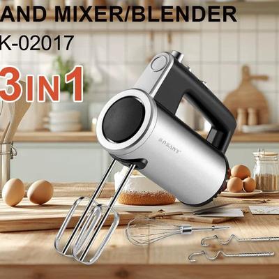 跨境110V美规欧规打蛋器家用3in1烘焙打蛋机手持搅拌机hand mixer