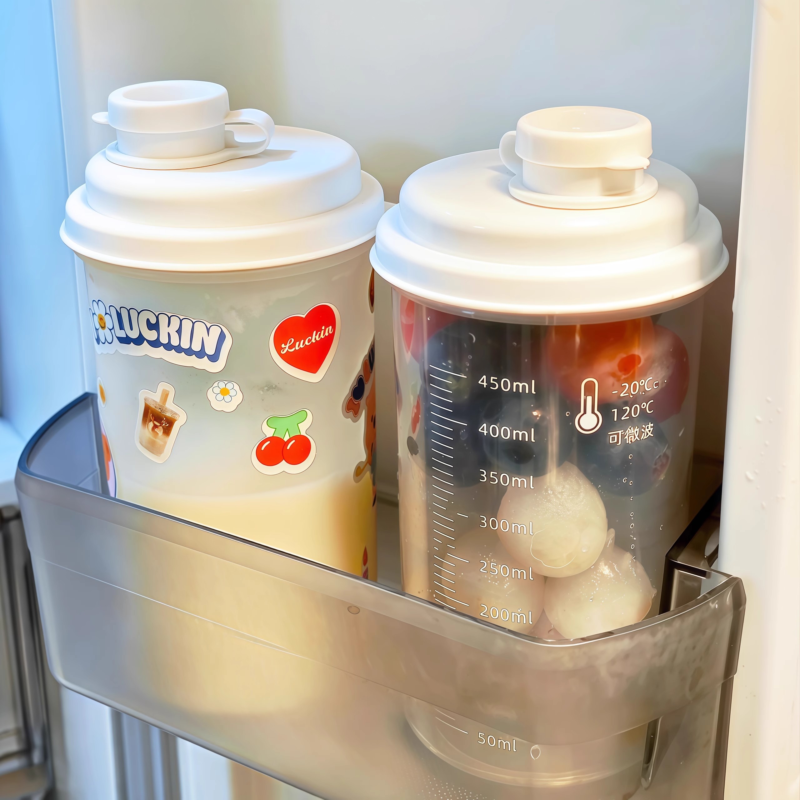 冷萃杯冷水杯随手杯冰箱冷水壶大容量摇摇杯家用食品级夏日便携