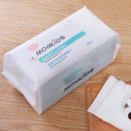 新款直销 一次性洗脸巾 100片抽巾纯棉加厚珍珠纹美容院洁面巾KS0