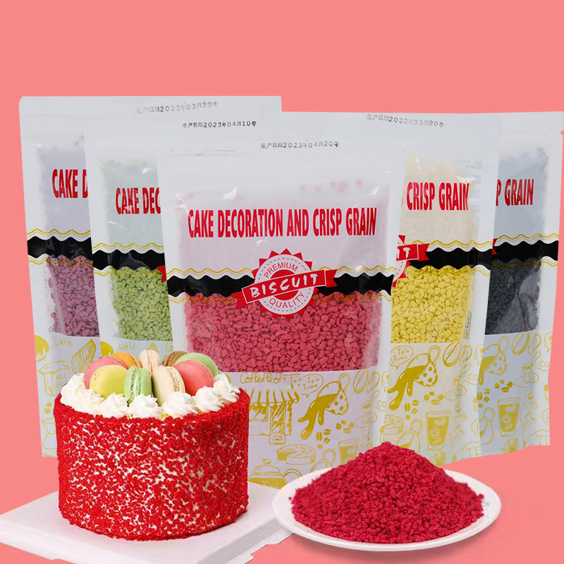 中韩式巧克力粒粒脆碎蛋糕装饰