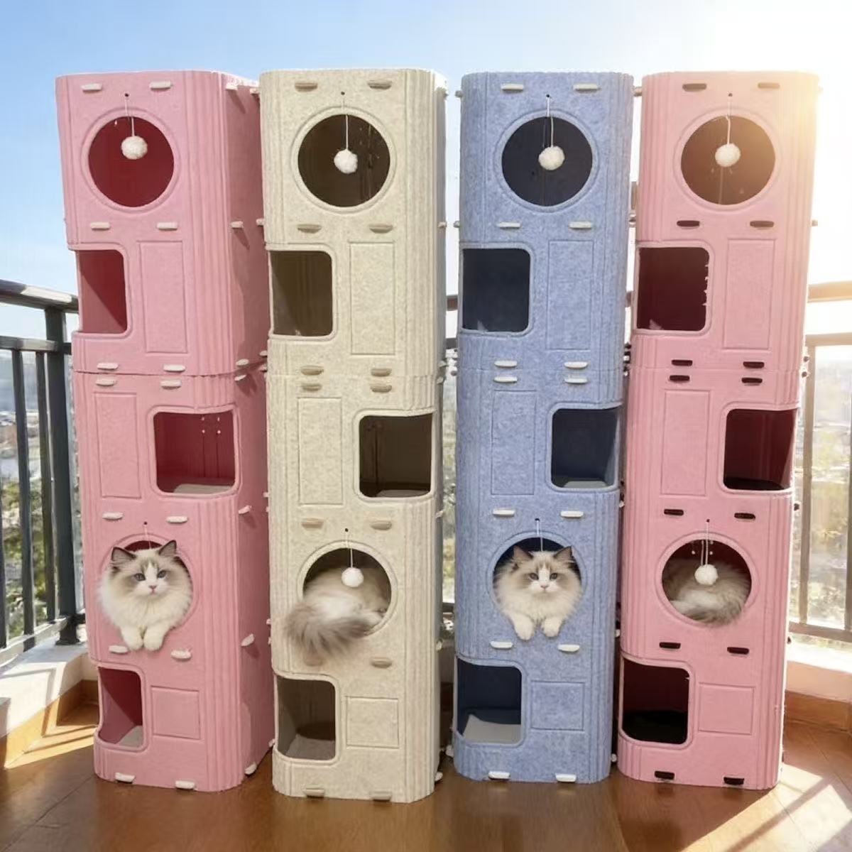 封闭式保暖猫屋猫咪玩具宠物小窝