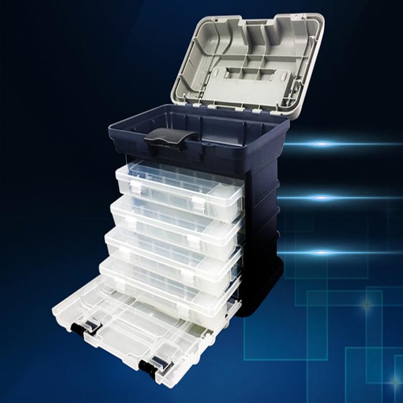 四层路亚钓箱工具收纳箱盒子