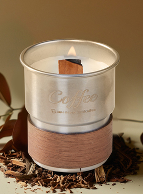 CB香薰微醺拿铁手工蜡烛杯咖啡香卧室小众创意蜡烛