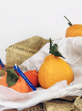 CB 加州阳光塔罗科血橙丑橘柑橘气味香薰摆件水果艺术蜡烛