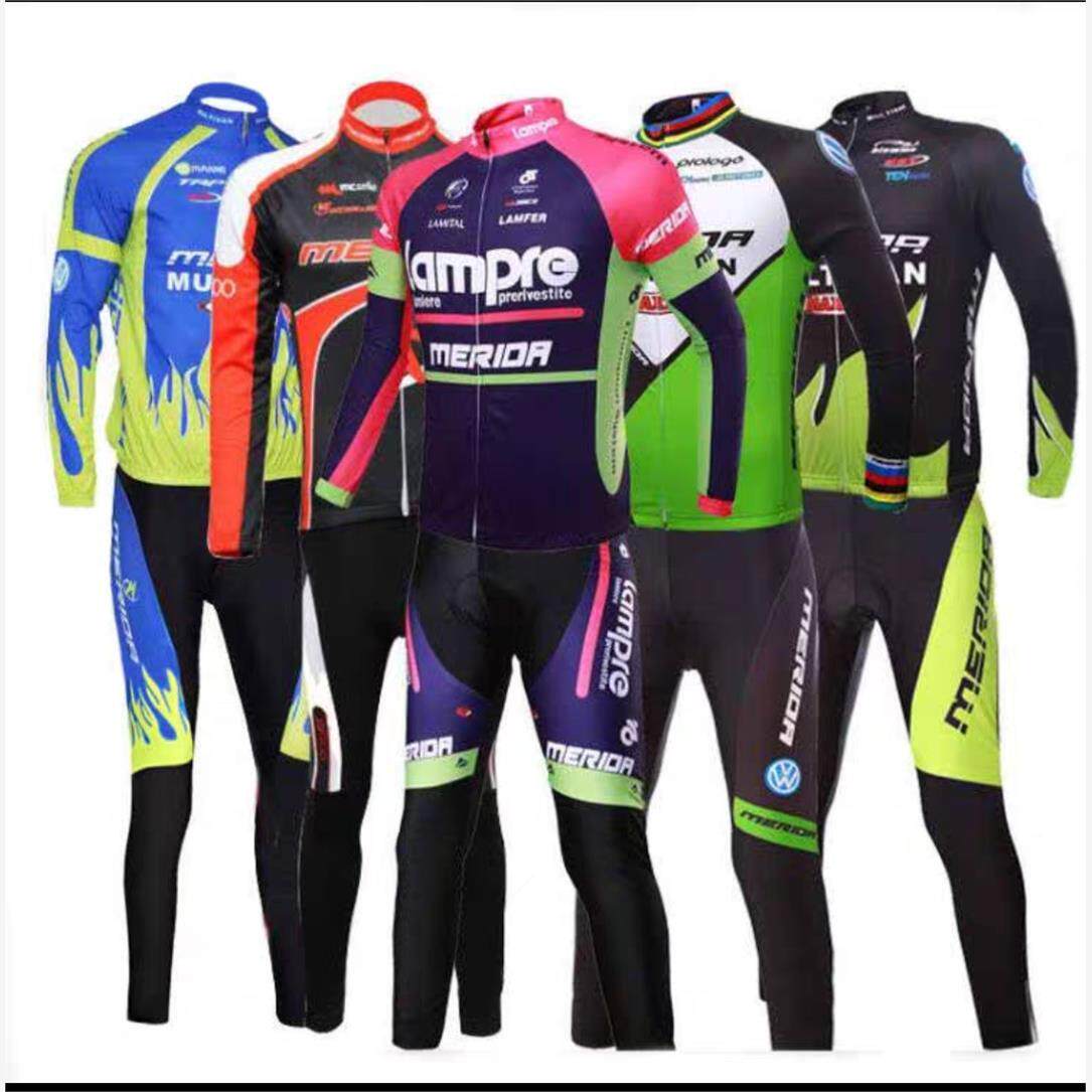 骑行服套装春夏季山地公路车男女款长袖吸湿透气排汗薄款