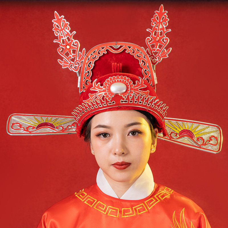 中秋博饼状元帽服装新郎
