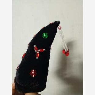 古装京剧越剧豫剧戏曲用品黄梅戏麻婆媒婆花旦老旦假发头饰羊角锥