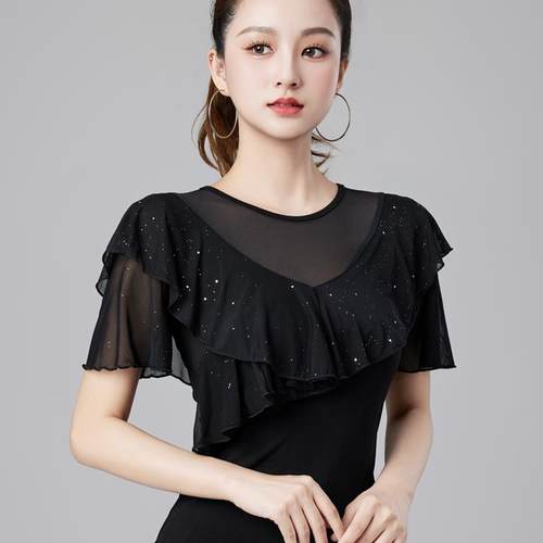 2024新款拉丁舞服上衣女