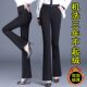 黑色裤 秋冬加绒上班西裤 裤 职业女士西装 女直筒工作裤 正装