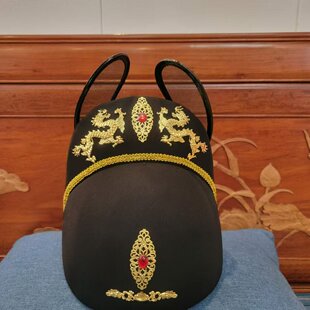 乌纱新郎影视结婚明制帽子锦衣卫飞鱼服汉服官帽中式婚礼皇帝帽子