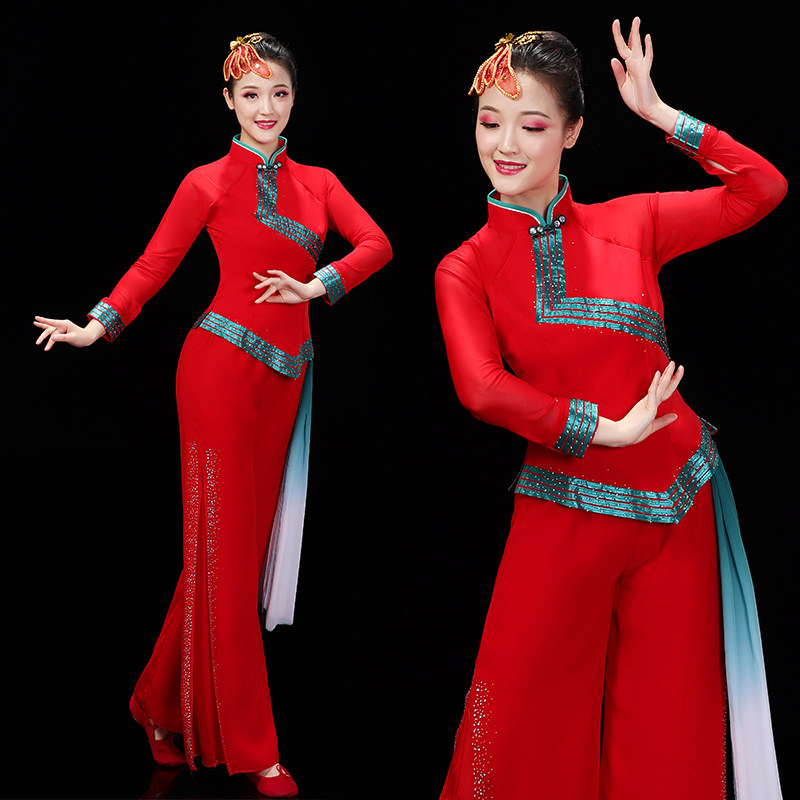 秧歌服演出服女中国风新