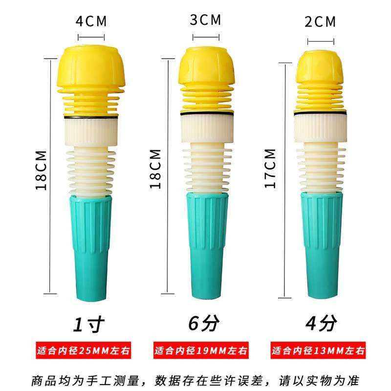 极速园林a浇花喷头园艺浇水浇菜的撒水喷头4分6分寸农用浇菜水管