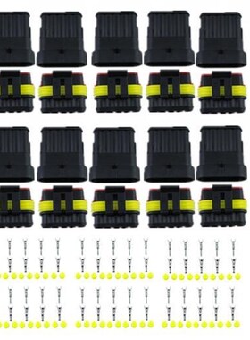 极速10 sets Kit  4P 4Pins Way AMP 1.5 SuKper seal Waterproof