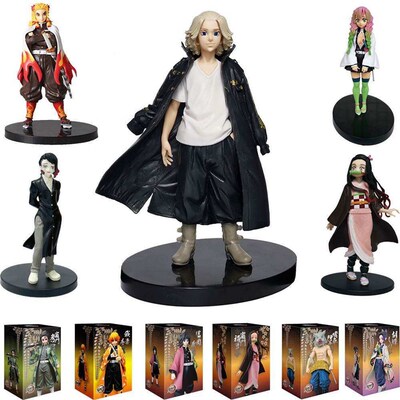 极速Anime Demon Slmayer Figure Kamado Tanjirou Nezuko Action