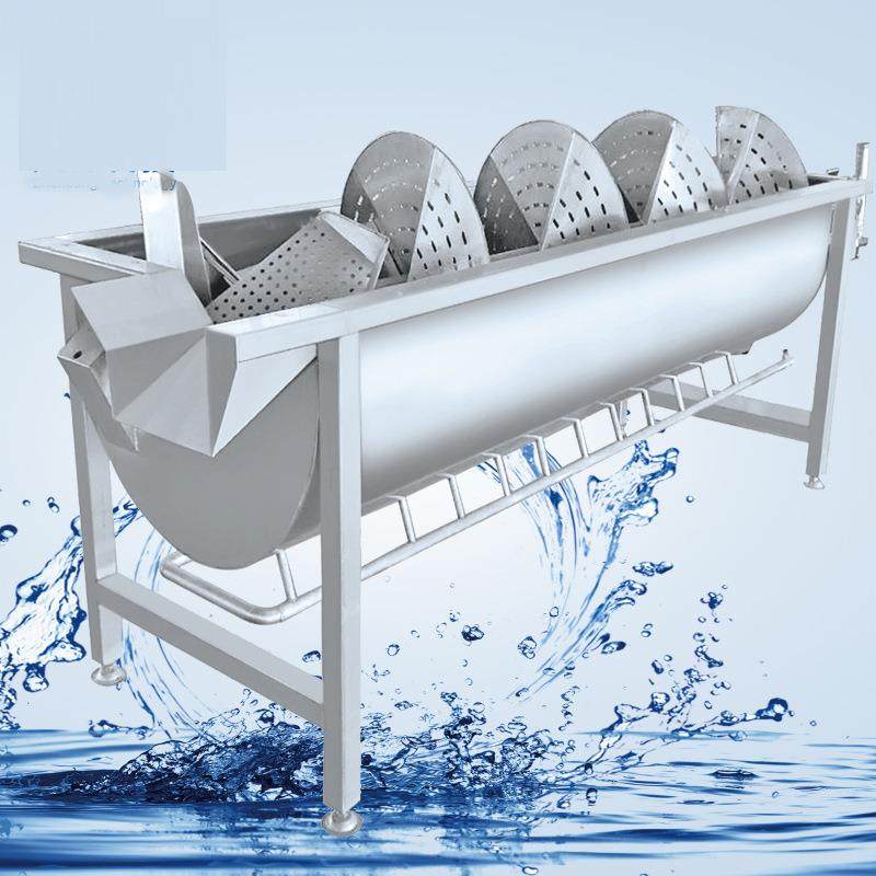 螺旋烫爪机全自动半开螺旋预冷机不锈钢螺旋烫爪机