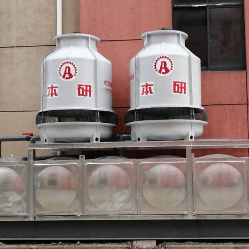 上海苏州冷却塔厂家圆形逆流凉水塔玻璃钢方形冷却水塔水系统