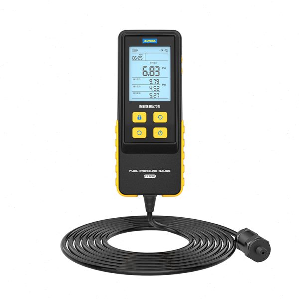 AUTOOL 汽车燃油压力表汽油压力检测工具燃油喷射智能数显仪表