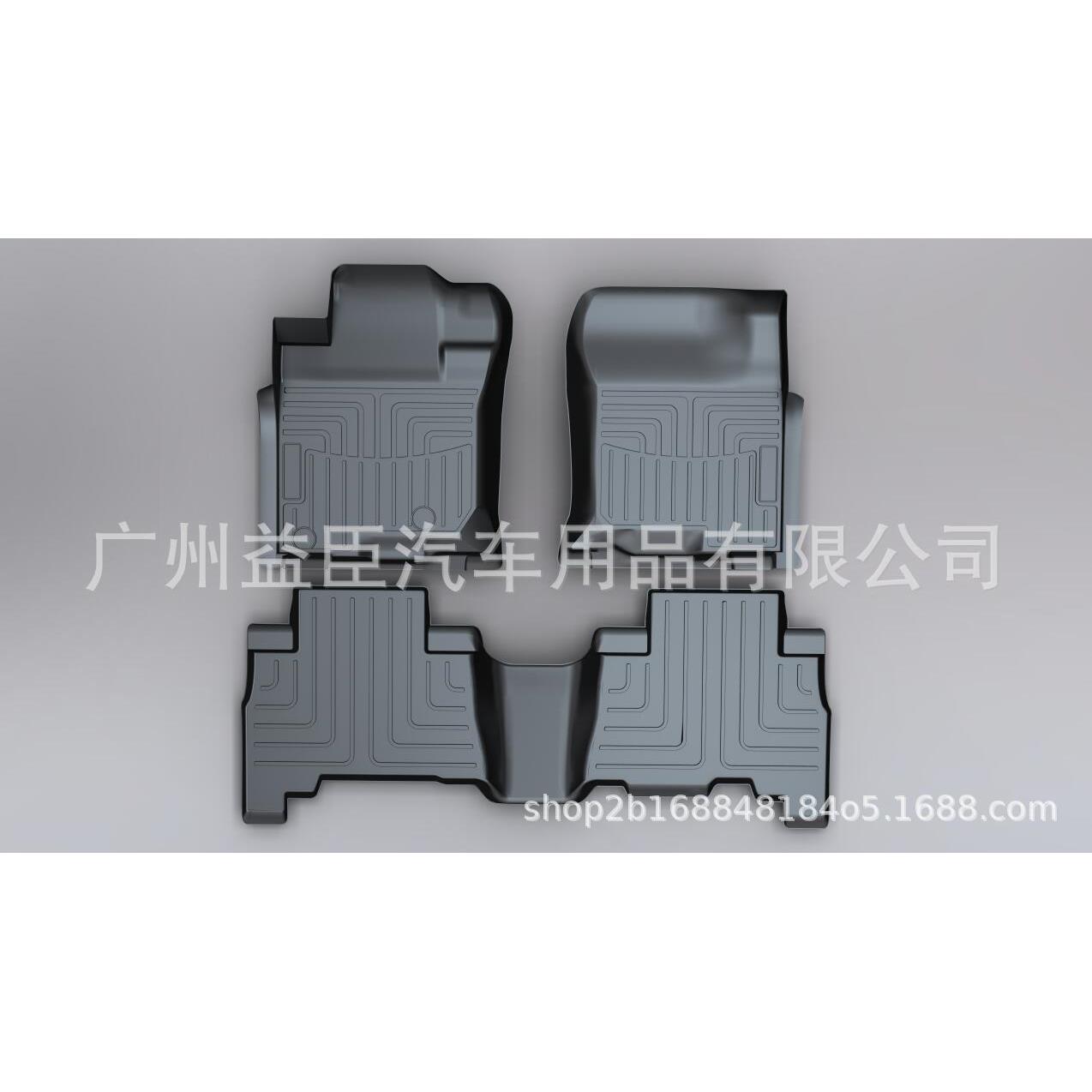 适用丰田霸道7座Toyotaprado脚垫防水防油易清洗无味环保TPO脚垫