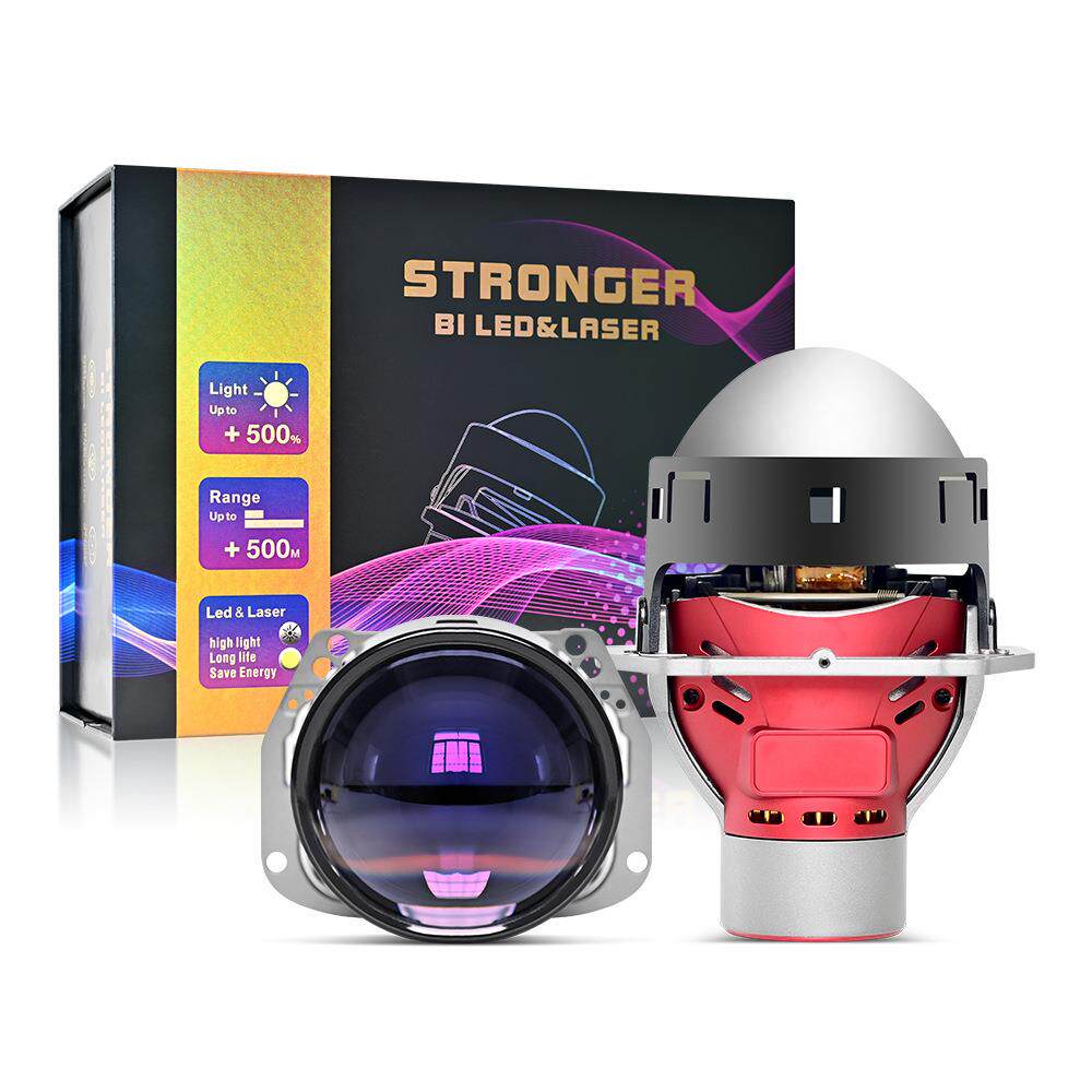 汽车LED大灯3寸双光透镜AFS随动带转向功能双灯杯大功率60瓦Biled