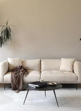 北欧轻奢直排沙发CHEL科技布布艺沙发转角意式客厅简约现代小户型