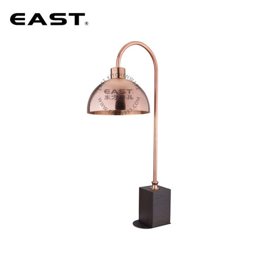 木纹方座镀金精钻半圆暖菜灯【EAST东方厨具】