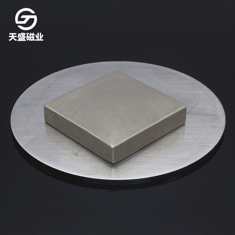 F100*100*10方形钕铁硼强磁打捞磁铁100×100×10磁钢磁性材料