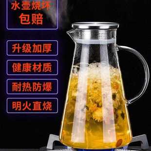 直销玻璃杯家用耐热带把透明简约牛奶客厅喝水杯子办公绿茶杯 新款