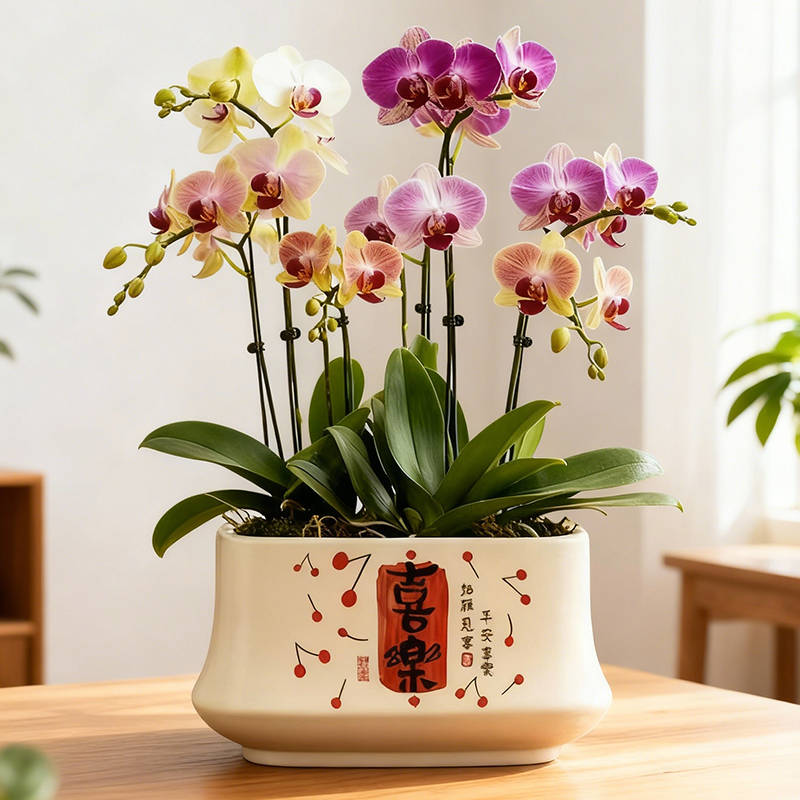 北欧花盆陶瓷长方形蝴蝶兰居家桌面多肉绿植盆栽大口径植物兰花盆,鲜花速递/花卉仿真/绿植园艺,花盆,淘宝优惠券,粉丝福利购,淘宝优惠卷