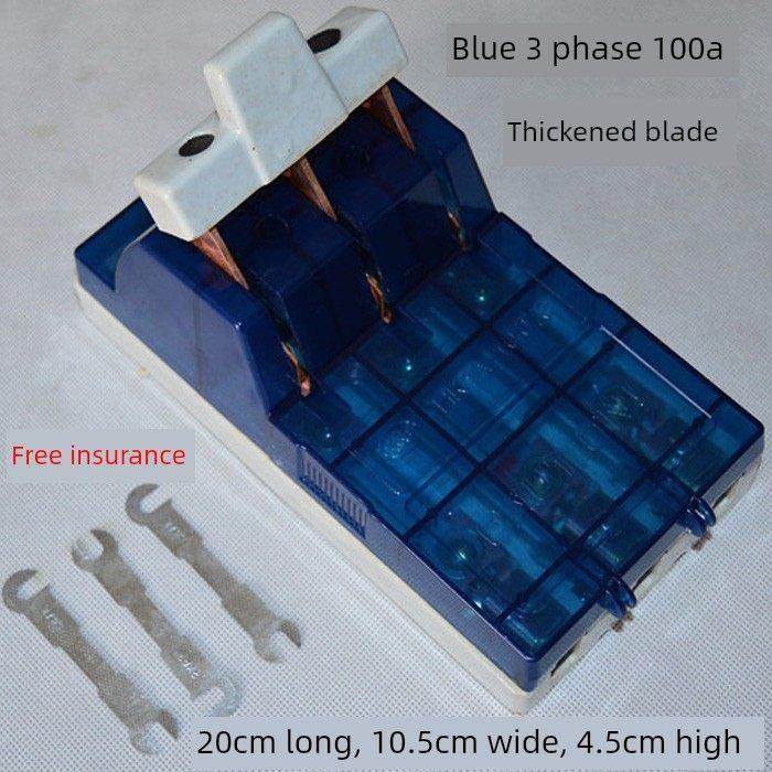 三相刀开关100A工业隔离开关刀电源单投380V63A 2相熔丝开关,3C数码配件,USB多功能数码宝,淘宝优惠券,粉丝福利购,淘宝优惠卷