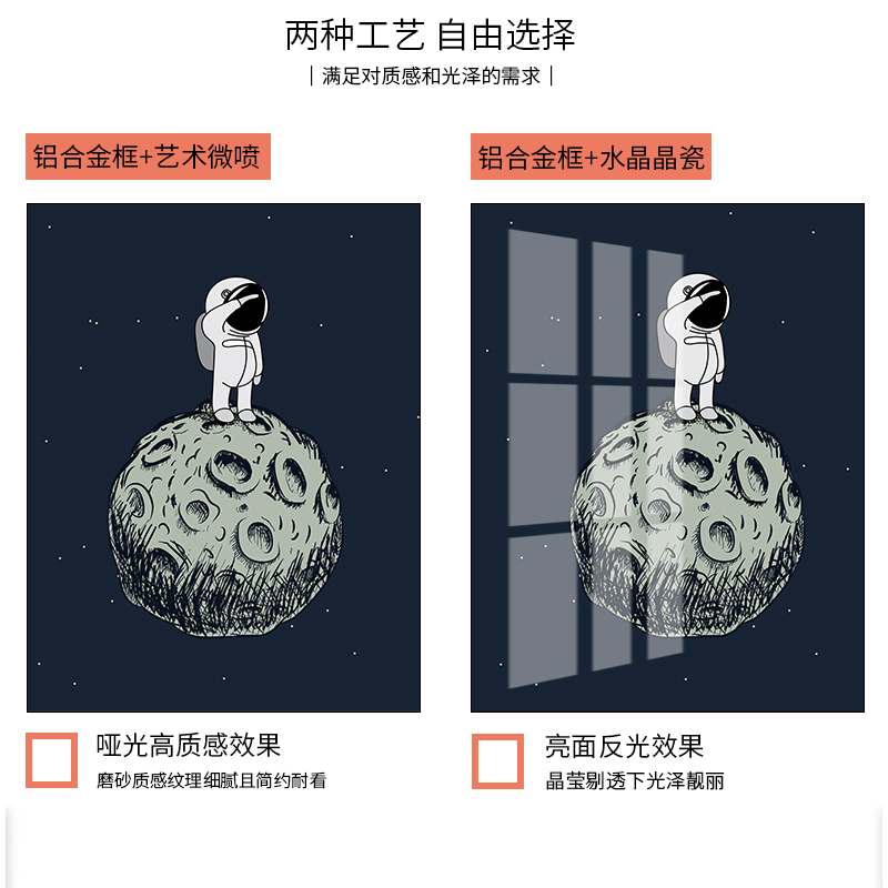 日式原木风卡通动物兔子装饰画小众文艺北欧N儿童房主卧室床头挂图片