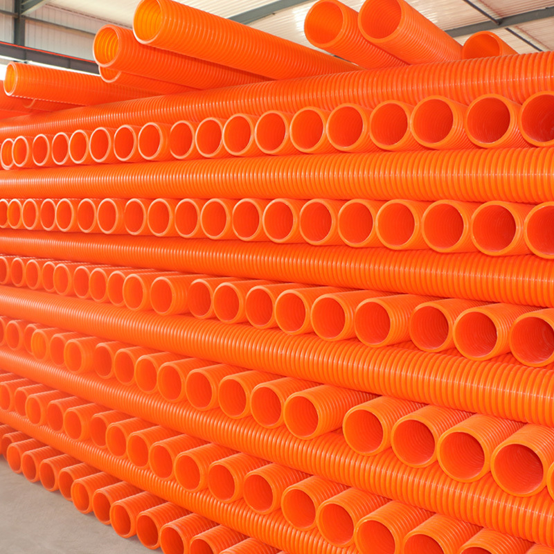 极速MPP波纹管电力电缆保护v管MPP聚丙烯波纹管直埋穿线电力波纹